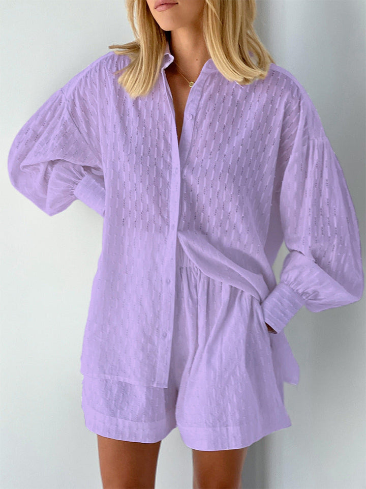 Liz | Luchtig shirt and shorts set