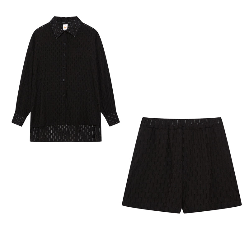 Liz | Luchtig shirt and shorts set