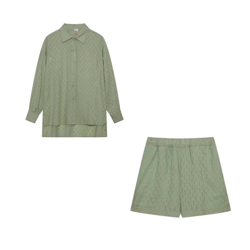 Liz | Luchtig shirt and shorts set